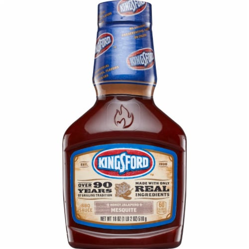 Kingsford Honey Jalapeno Mesquite BBQ Sauce, 18 oz - Fred Meyer