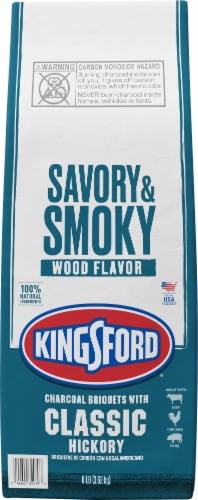 Kingsford Savory & Smoky Wood Flavor Classic Hickory Charcoal Briquets Perspective: front