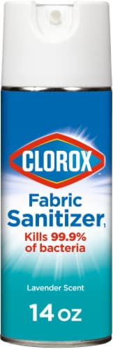 Clorox Fabric Sanitizer Lavender Scent Aerosol Spray Perspective: front