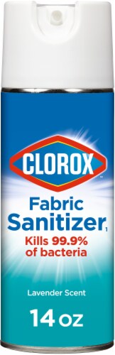 Clorox Fabric Sanitizer Lavender Scent Aerosol Spray Perspective: front