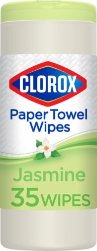 Clorox Jasmine Scent Paper Towel Wipes Perspective: front