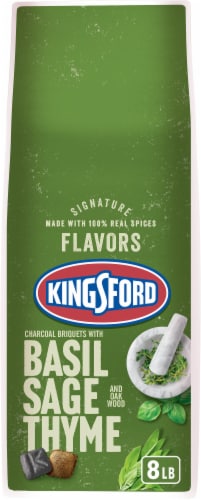 Kingsford Signature Flavors with Basil Sage and Thyme Charcoal Briquettes Perspective: front