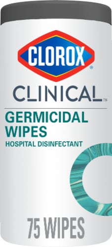 Clorox Clinical Germicidal Hospital Disinfecting Wipes Perspective: front