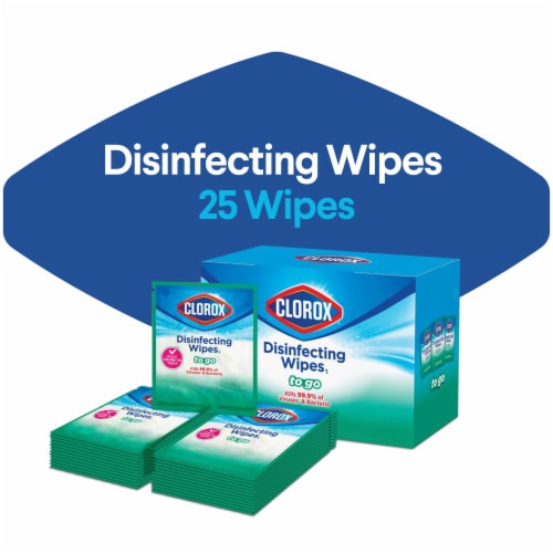 Clorox On to Go Disinfecting Wipes Perspective: front