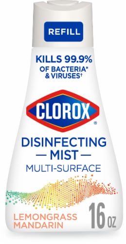 Clorox Disinfecting Mist Lemongrass Mandarin Disinfecting Refill Perspective: front