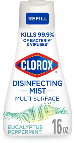 Clorox Disinfecting Mist Eucalyptus Peppermint Disinfecting Refill Perspective: front
