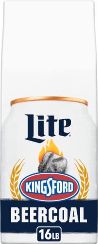 Kingsford Miller Lite Beercoal Charcoal Briquettes Made with Real Beer, 16 Pounds Perspective: front