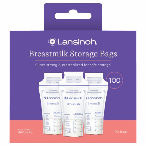 Lansinoh® Breastmilk Storage Bags Perspective: front