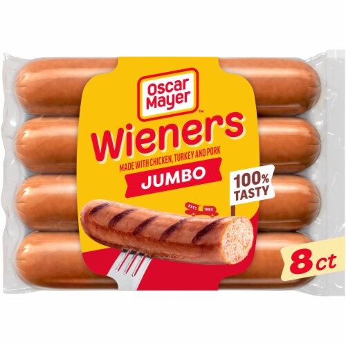 Oscar Mayer Jumbo Wieners Hot Dogs Perspective: front