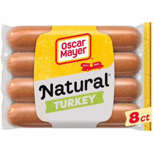 Oscar Mayer Turkey Dogs Natural Uncured Turkey Franks Hot Dogs