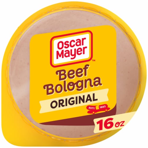 Oscar Mayer Beef Bologna Sliced Lunchmeat Perspective: front