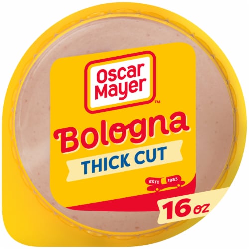 Oscar Mayer Bologna Thick Cut Lunchmeat Perspective: front