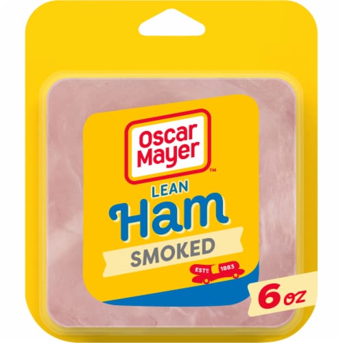 Oscar Mayer Lean Smoked Ham Sliced Deli Lunch Meat Perspective: front