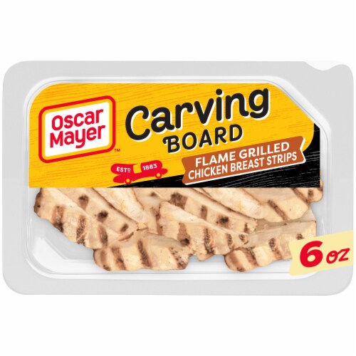 Oscar Mayer Carving Board Flame Grilled Chicken Breast Strips, 6 oz