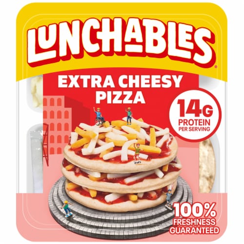 Lunchables Extra Cheesy Pizza Snack Kit Perspective: front