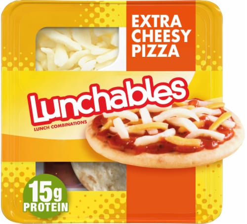 Lunchables Extra Cheesy Pizza Snack Kit Perspective: front