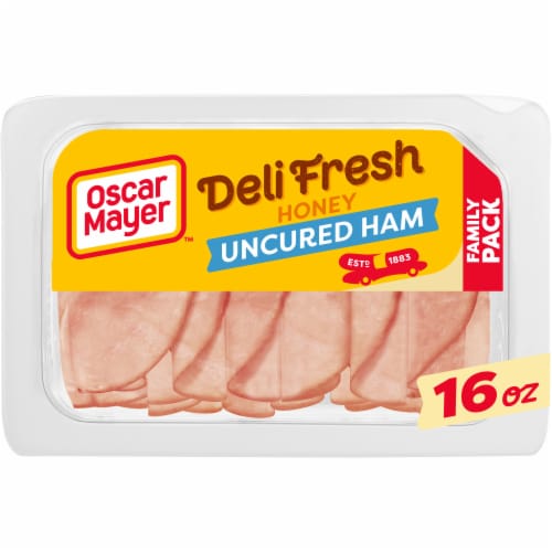 Oscar Mayer Deli Fresh Uncured Honey Ham Sliced Deli Meat Slices Family Size