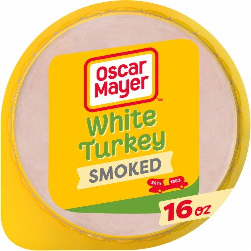 Oscar Mayer Lean Smoked White Turkey Sliced Lunch Meat Pack Perspective: front