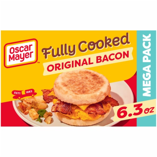 Oscar Mayer Original Fully Cooked Bacon Mega Pack Perspective: front