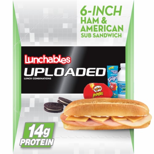 Lunchables Uploaded 6Inch Ham & American Sub Sandwich, 15 oz Kroger