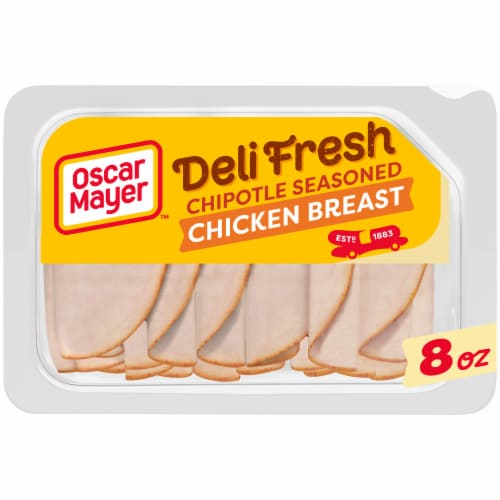 Oscar Mayer Deli Fresh Chipotle Seasoned Sliced Chicken Breast Deli Lunch Meat, Package Perspective: front