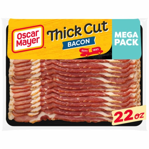 Oscar Mayer 12-Hour Real Wood Smoked Thick Cut Bacon Mega Pack Perspective: front
