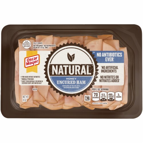 Oscar Mayer Natural Honey Uncured Ham Perspective: front