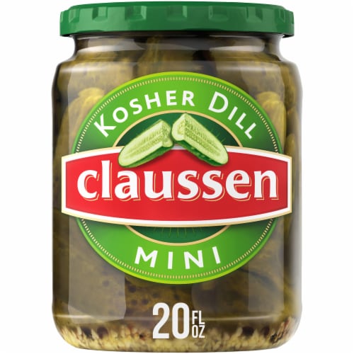 Claussen Kosher Dill Mini Pickles Perspective: front