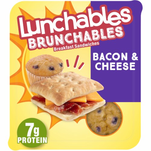 Lunchables Brunchables Breakfast Sandwiches Meal Kit Perspective: front