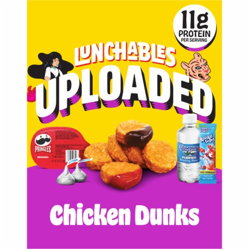 Lunchables Uploaded Chicken Dunks Nugget Kids Lunch Meal Kit Perspective: front