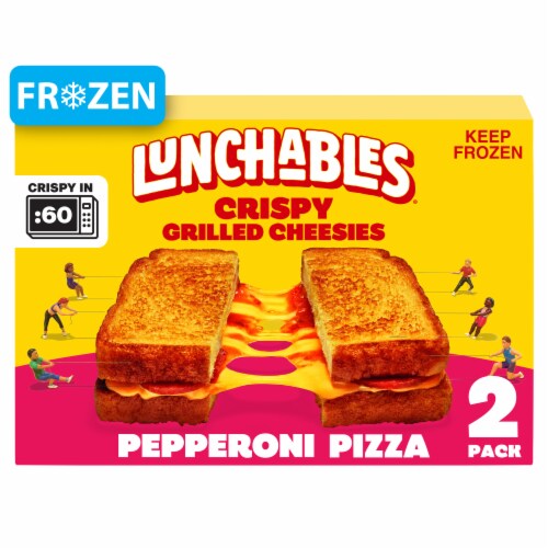 Lunchables Crispy Grilled Cheesies Pepperoni Pizza Sandwich, 2 pk / 6.2