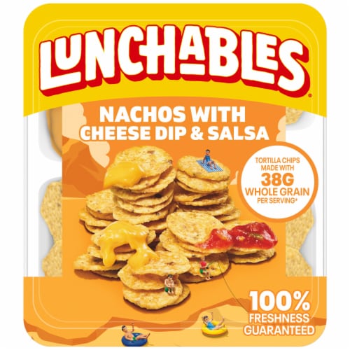 Lunchables Nachos Cheese Dip & Salsa Snack Kit, 4.4 oz - Kroger