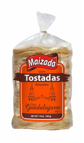 Maizada Corn Tostadas Raspadas Perspective: front