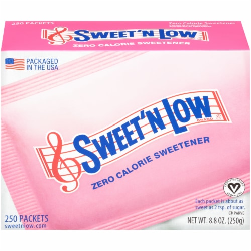 Sweet'N Low Zero Calorie Sweetener Packets Perspective: front