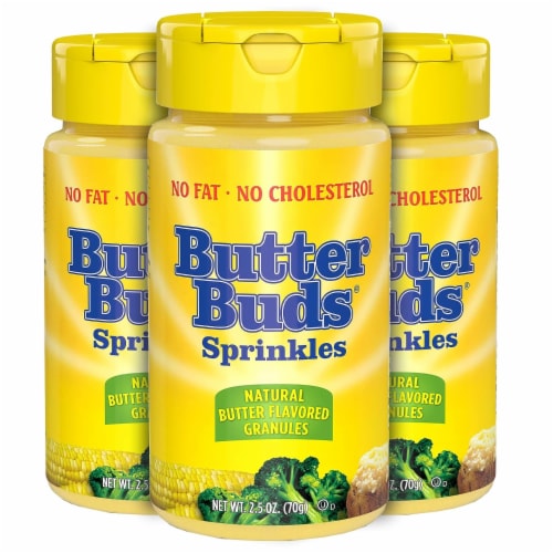 Butter Buds Butter Flavored Sprinkles Perspective: front
