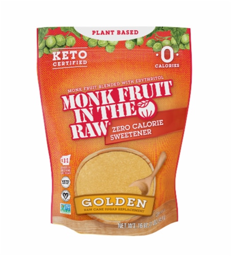 Monk Fruit In The Raw® Golden Perspective: front
