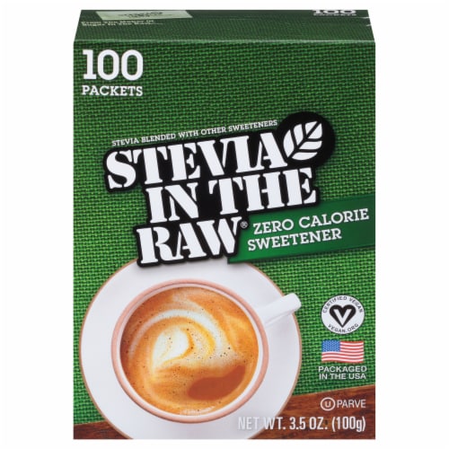 Stevia In The Raw Zero Calorie Sweetener Perspective: front