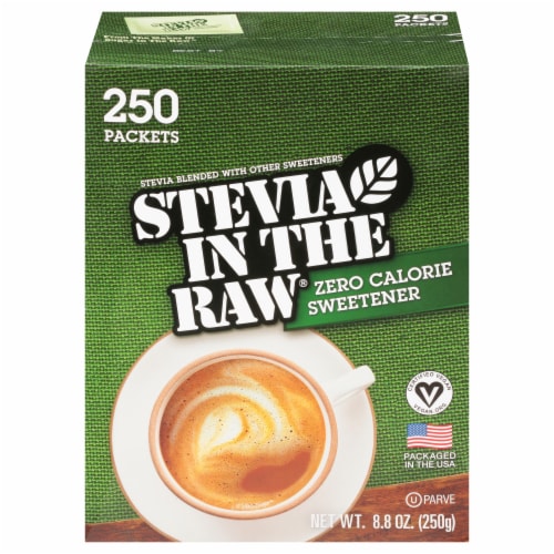 Stevia In The Raw® Zero Calorie Sweetener Packets Perspective: front
