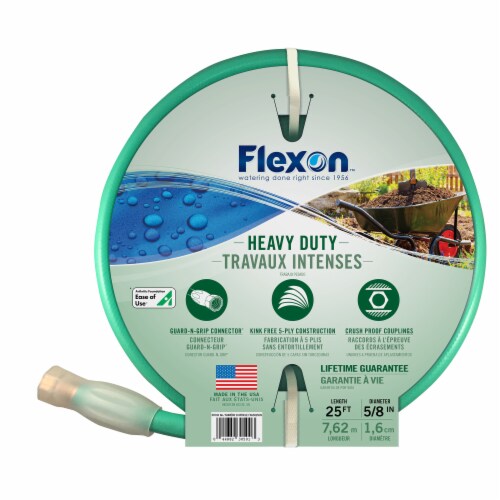 Flexon 5/8 x 25ft Heavy Duty Garden Hose, 25 ft. - Kroger