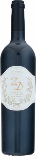 ZD Wines Cabernet Sauvignon Red WIne Perspective: front