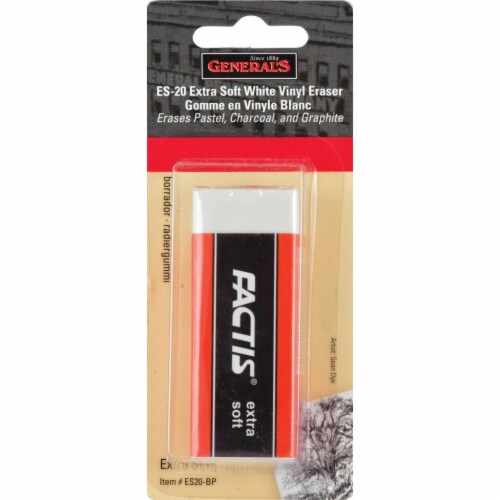 Black Vinyl Eraser, Factis/General Pencil - Brushes and More