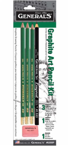 General's® Graphite Art Pencil Kit Perspective: front