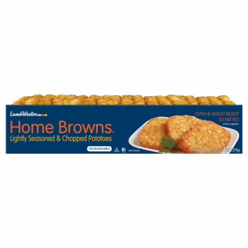 Lamb Weston® Home Browns® Hash Brown Patties Perspective: front