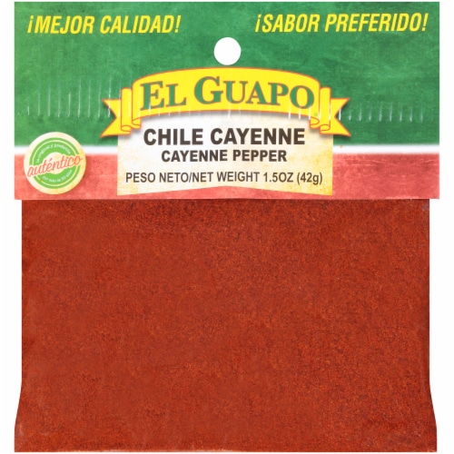 El Guapo Ground Cayenne Chili Pepper Perspective: front