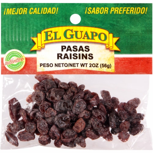 El Guapo® Raisins Perspective: front