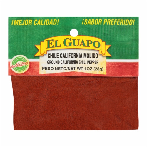 El Guapo® Chile California Molido Chili Powder Perspective: front