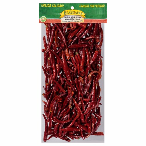 El Guapo® Dried Chile Arbol Perspective: front