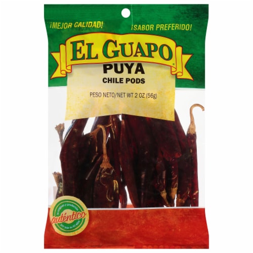 El Guapo Whole Puya Chili Pods Perspective: front