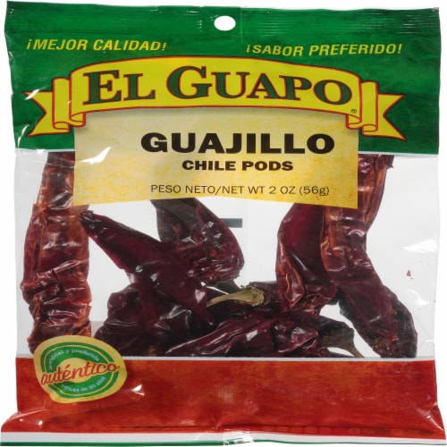 El Guapo® Guajillo Chile Pods Perspective: front