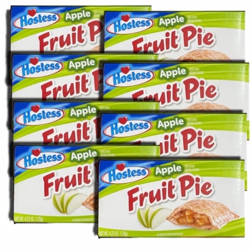 Hostess Apple Fruit Pie, 4.25 Ounce (Pack of 8) Perspective: front